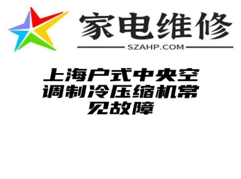 上海户式中央空调制冷压缩机常见故障