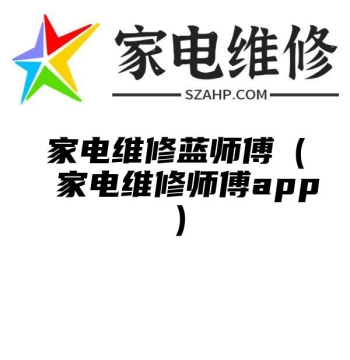 家电维修蓝师傅（家电维修师傅app）