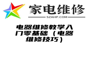 电器维修教学入门零基础（电器维修技巧）