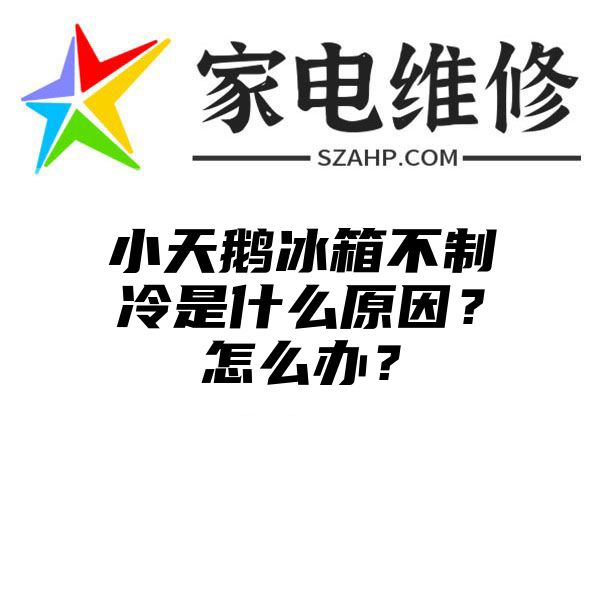 小天鹅冰箱不制冷是什么原因？怎么办？