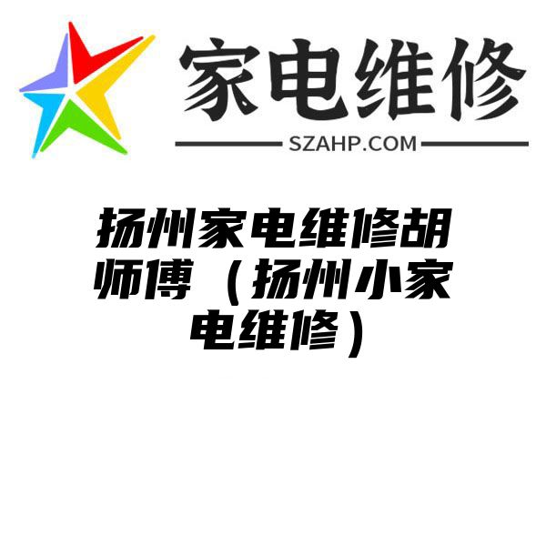 扬州家电维修胡师傅（扬州小家电维修）